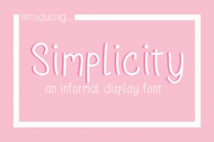 Simplicity Font Download