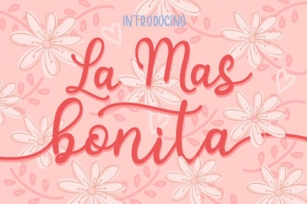 La Mas Bonita Font Download