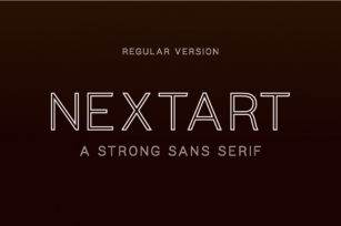 Nextart Outline Regular Font Download