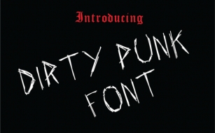 Dirty Punk Font Download