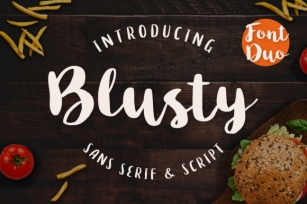 Blusty Duo Font Download
