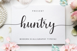 Huntry  Font Download