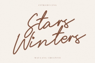 Stars Winters Font Download
