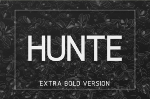 Hunte Extra Bold Font Download