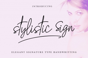 The Stylistic Sign Font Download