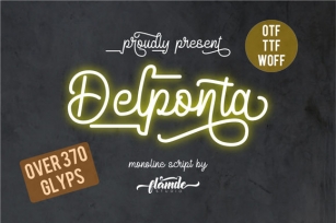 Delponta Script Font Download