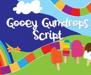 Gooey Gumdrops Script Font Download