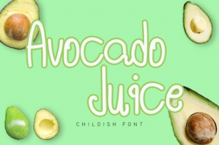 Avocado Juice Font Download