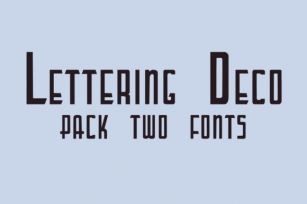 Lettering Deco Font Download