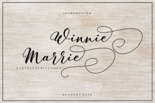 Winnie Marrie Font Download