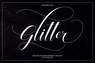 Glitter Script Font Download