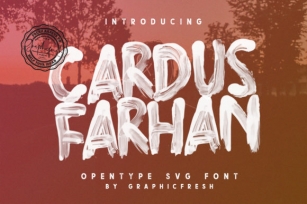 Cardus Brush Font Download
