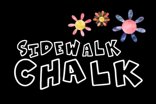 K26 Sidewalk Chalk Font Download
