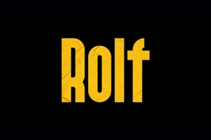 Rolf Font Download