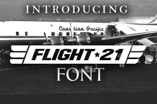Flight 21 Font Download