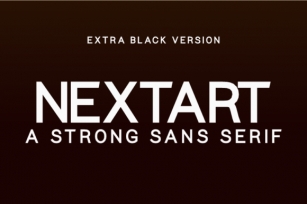 Nextart Extra Black Font Download