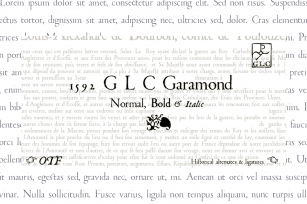 1592 GLC Garamond Family Font Download