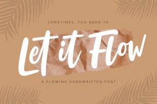 Let It Flow Font Download
