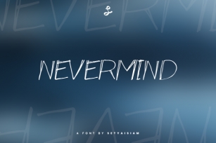 Nevermind Font Download