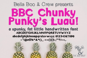 BBC Chunky Punky Luau Font Download