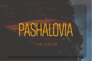 Pashalovia Thin Font Download