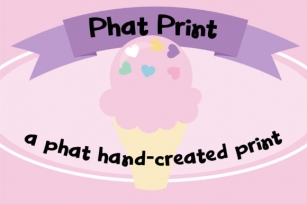 Phat Print Font Download