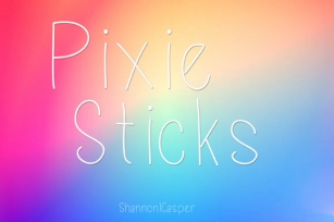 Pixie Sticks Font Download