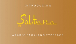 Sultana Font Download