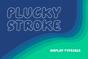 Plucky Stroke Font Download