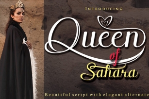 Queen of Sahara Font Download