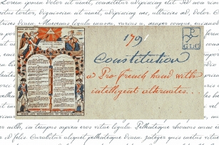 1791 Constitution Font Download