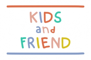 Kids and Friend Font Download