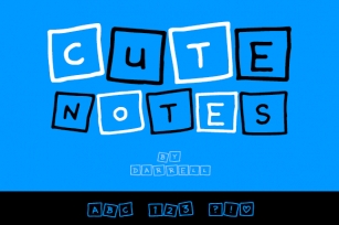Cute Notes Font Download
