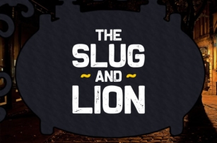 The Slug and Lion Font Download