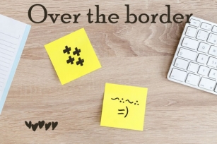 Over The Border Font Download
