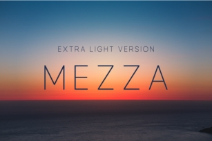 Mezza Extra Light Font Download