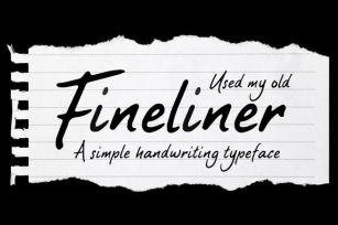 Fineliner Font Download
