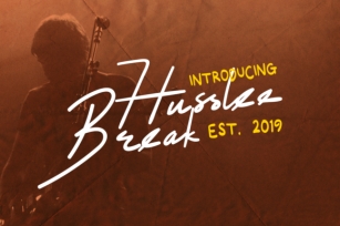 Husslee Break Font Download