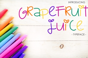Grapefruit Juice Font Download