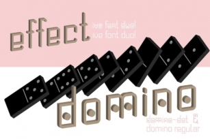 Domino Dot duo Font Download