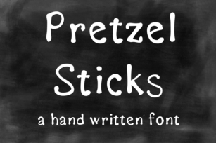 Pretzel Sticks Font Download
