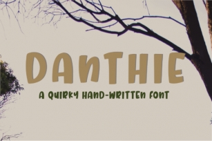 Danthie Font Download