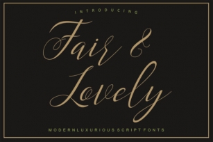 Fair & Lovely Font Download