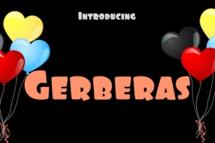 Gerberas Font Download