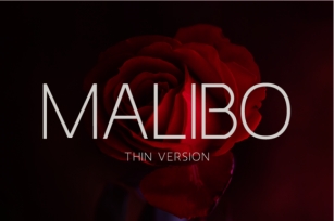 Malibo Thin Font Download