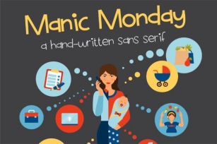 Manic Monday Font Download