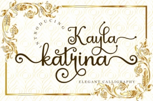 Kayla Katrina Font Download