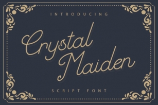 Crystal Maiden Font Download