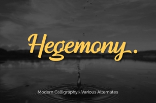 Hegemony Font Download