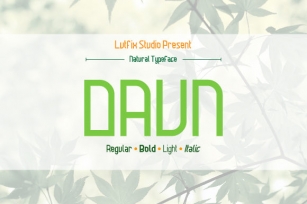 Daun Family Font Download